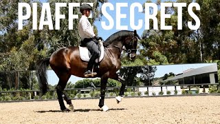 HOW TO TRAIN PIAFFE three secrets [upl. by Inat617]