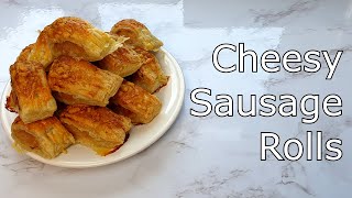 How to make Cheesy Sausage Rolls [upl. by Nywles]