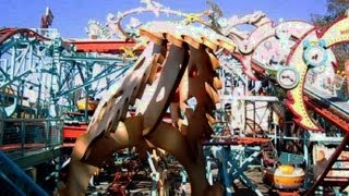 Primeval Whirl left side front seat onride HD POV Disneys Animal Kingdom [upl. by Yendor]