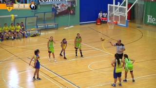 FINAL LIGA REGULAR BALOCESTO MINI BASKET FEMENINO  CB JUVENTUD vs CD SAN DANIEL [upl. by Mairem]