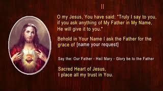 Novena To The Sacred Heart Of Jesus POWERFUL amp MIRACULOUS FULLY GUIDED NOVENA [upl. by Kcub]