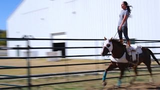 Haley Ganzel A Trick Riding Legacy [upl. by Anawal322]