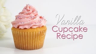 How to make Vanilla Cupcakes Recipe  Tutorial [upl. by Fredie]