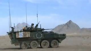 CANADIAN LAV 3 IN AFGHANISTAN  25MM CANNON [upl. by Enyrhtac237]