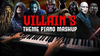 Villains Theme Epic Piano MashupMedley Piano CoverSHEETSampMIDI [upl. by Rosdniw]