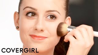 Makeup Tips How to Apply Bronzer for Fair Skin  COVERGIRL [upl. by Scarlett]