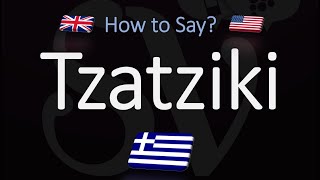 How to Pronounce Tzatziki Sauce CORRECTLY [upl. by Malita]