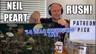 Drum Teacher Reacts NEIL PEART  Rush  LA VILLA STRANGIATO  LIVE  2020 Reaction [upl. by Irama738]