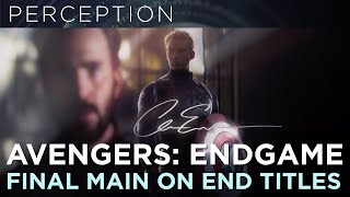 Marvel Studios Avengers Endgame Main On End Title Sequence [upl. by Nabi17]