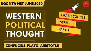 CONFUCIUS PLATO ARISTOTLE  Western Political Thought  Crash Course 1  UGC NTA NET  hindi [upl. by Loree]