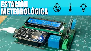 Estación meteorológica con Arduino  Humedad Temperatura y luz  Relay  IoT con Ubidots [upl. by Ettennal]