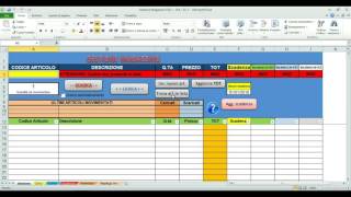 Tutorial Gestione Magazzino Excel v Full [upl. by Lisette]