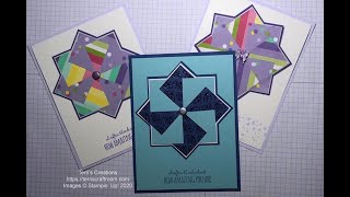 Pinwheel Card Tutorial [upl. by Ireg]