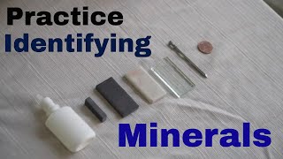 Practice Identifying Minerals [upl. by Elbring]