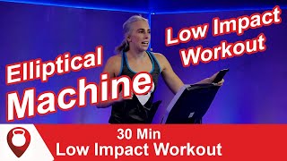 30 Min Elliptical Machine Low Impact Workout  Fitscope Studio [upl. by Lachman]