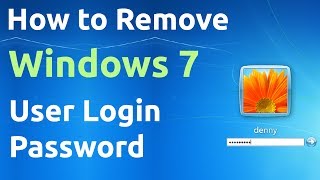 How to Remove Windows 7 User Login Password [upl. by Medrek926]