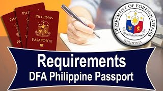 Requirements  Philippine Passport  DFA UPDATE [upl. by Aaronson]