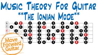 Music Theory for Guitar  Major Scale Modes Ionian [upl. by Joseph]