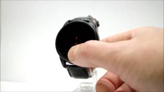 Red Darkness Touch Screen LED Watch [upl. by Lazaro]