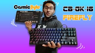 COSMIC BYTE CBGK16 FIREFLY  Best Budget Mechanical RGB Keyboard Under 2000 [upl. by Pasadis]