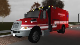 Roblox  Rensselaer County  Ambulance [upl. by Ahsieken823]