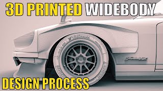 3D Printed WIDEBODY Kit  Design and Software Used [upl. by Nole]