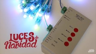 Tutorial Cómo conectar el controlador T1000S al Led Pixel WS2811 5V [upl. by Gwenore]