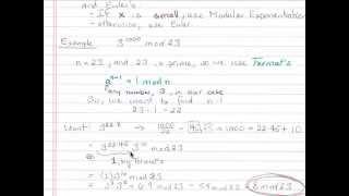 BIG Exponents  Modular Exponentiation Fermats Eulers [upl. by Anairda]