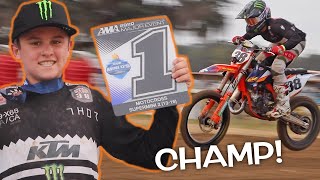 DANGERBOY WINS LAST RACE OF THE YEAR 2020 Mini Os Motocross [upl. by Rehpotsrik]