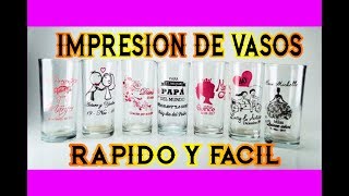 COMO IMPRIMIR VASOS CON SERIGRAFIA [upl. by Yajet]