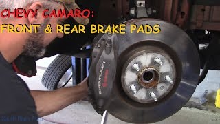 Chevy Camaro Brembo Brakes Front amp Rear Replacement [upl. by Aseen]