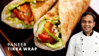 Paneer Tikka Wrap  Work From Home Recipes  Easy Paneer Rolls  CookingShooking [upl. by Maise]