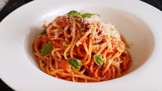 Spaghetti Napoletana  Italian cooking Journey  Homefoodbuzz [upl. by Damali104]