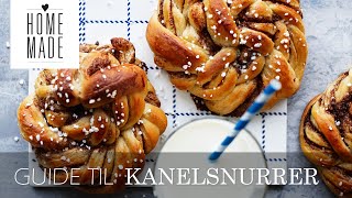 GUIDE TIL KANELSNURRER  HOMEMADE [upl. by Sephira27]