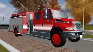 Roblox  Rensselaer County Fire Truck [upl. by Garap]