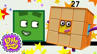 Different Dimensions  Learn Counting for Kids 12345  Numberblocks [upl. by Ellerred]