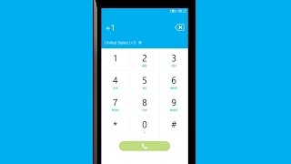 Skype Essentials for Windows Phone How to Call Mobiles and Landlines [upl. by Etteb]