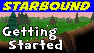 Starbound  E01 quotGetting Startedquot Gameplay  Walkthrough [upl. by Ailegna]