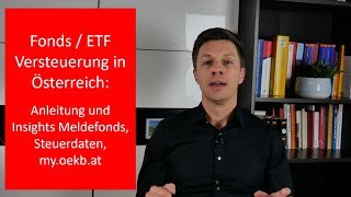 Fonds  ETF Versteuerung in Österreich Anleitung und Insights 🧐 Meldefonds Steuerdaten myoekbat [upl. by Macdermot]