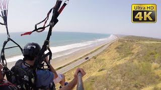 Paragliding Parapente in Montanita Ecuador 4K [upl. by Muriel]