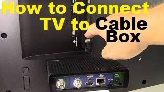 How to Connect a TV to a Cable Box [upl. by Zsa]