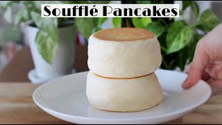 Fluffy Japanese Souffle Pancakes Recipe  Extended version with tutorial [upl. by Junius]