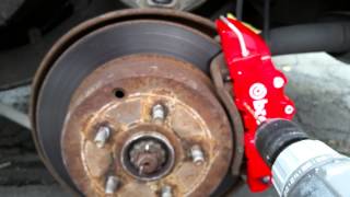 The BEST way to install Brembo caliper covers [upl. by Ajak314]