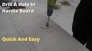 How To Make A Precise Hole In Hardie Board For The Shower Water Pipe Elbow Fitting [upl. by Amhsirak]