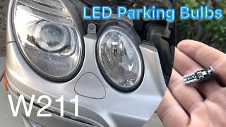 W211 LED Front Parking Light Bulbs [upl. by Essy]