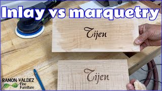 Inlay vs Marquetry [upl. by Anairotciv980]