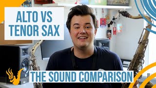 Alto vs Tenor Saxophone The Sound Comparison [upl. by Peti]