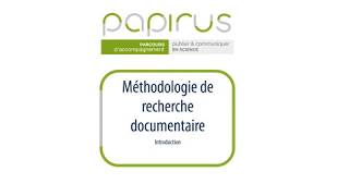 Introduction à la méthodologie de recherche documentaire [upl. by Enerual266]