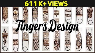 Mehndi For Beginners  Basic Fingers Mehndi Design Step By Step  Mehndi Tutorials  Letstute [upl. by Ledif]