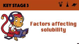 Factors affecting solubility [upl. by Ladnar807]